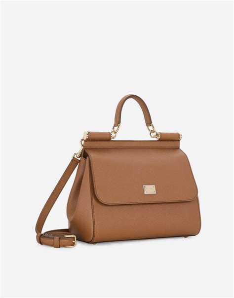 medium dauphine leather sicily bag.